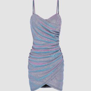 Sweetheart Neckline Glitter Bodycon Dress